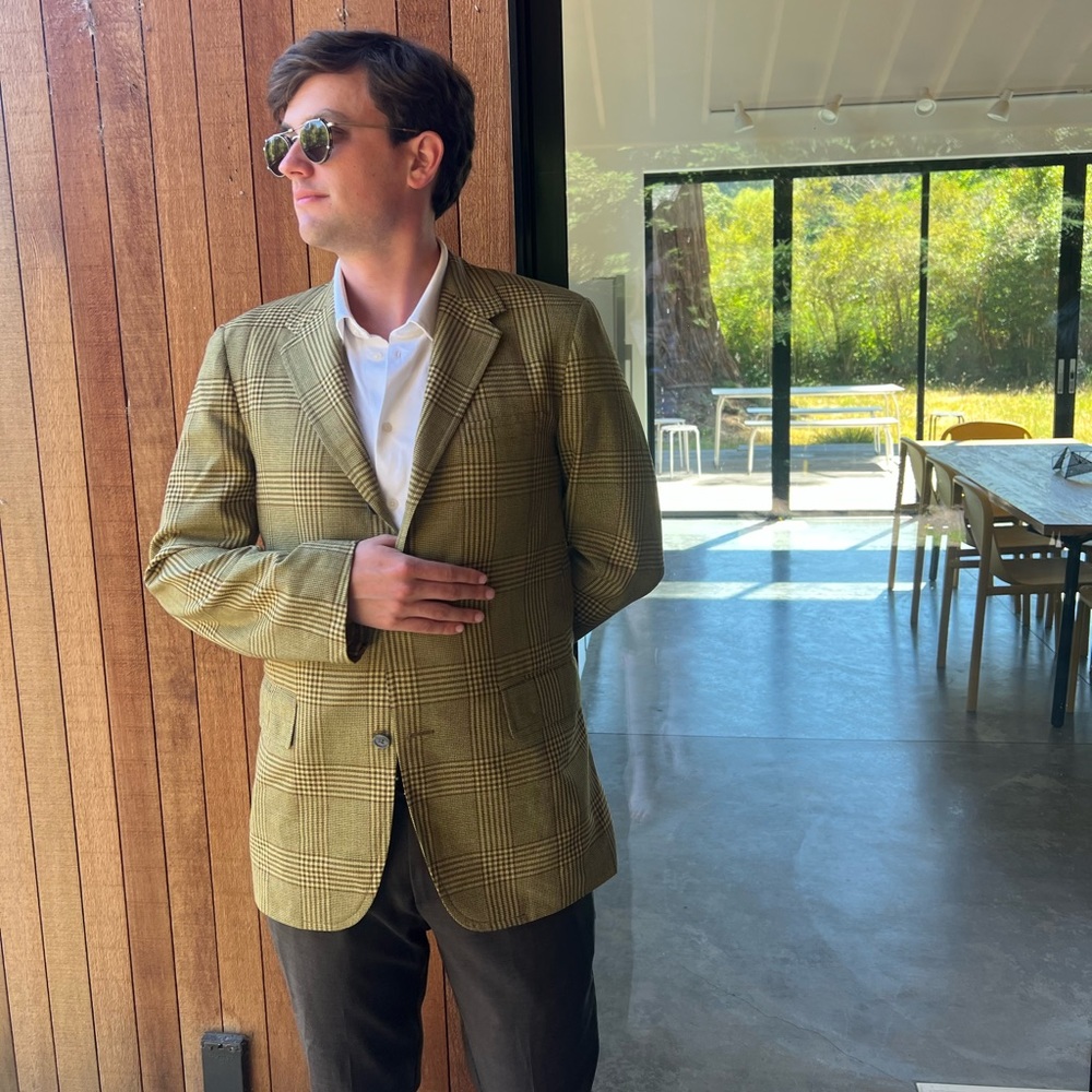 Plaid blazer